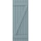 Ekena Millwork Americraft 6-Board (2 Batten) Wood Joined Board-n-Batten Shutters w/ Z-Bar, ARW102BB621X77SBH, PR ARW102BB621X77SBH - alternate 7